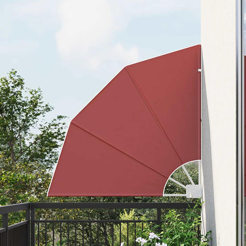 Schermo di Privacy per Balcone Terracotta 115 x 115 cm Tessuto