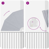 Schermo di Privacy per Balcone Grigio 160 x 160 cm Tessuto