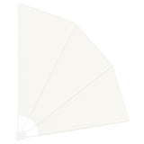 Schermo di Privacy per Balcone Crema 160 x 160 cm Tessuto