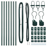 Palo per recinzione interrato 7 pcs Verde