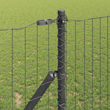Palo per recinzione interrato 7 pcs Grigio