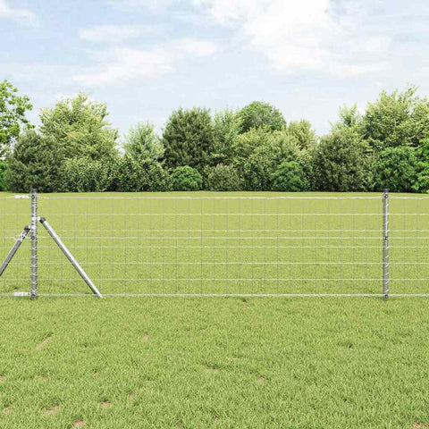 Recinzione Euro Argento 1.2 x 10 m Acciaio zincato a caldo