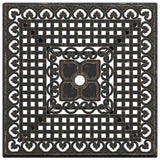 Set di Tavolo da Giardino 3 pcs Bronzo Alluminio pressofuso