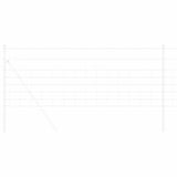 Recinzione da campo Grigio 0.8 x 10 m Acciaio