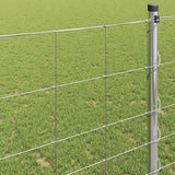 Recinzione da campo Argento 25 x 1,2 m Acciaio zincato