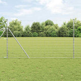 Recinzione da campo Argento 25 x 1,4 m Acciaio zincato