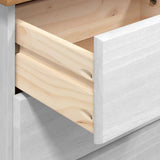 Cassettiera ASKIM Bianco 91 x 40 x 95,5 cm Pino massello