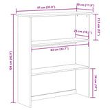 Gabbia ASKIM 91 x 30 x 104 cm Legno massiccio di pino