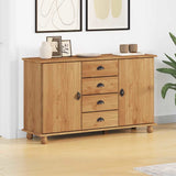 Credenza ASKIM 133,5 x 40 x 79 cm Legno di pino massello