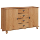 Credenza ASKIM 133,5 x 40 x 79 cm Legno di pino massello