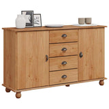 Credenza ASKIM 133,5 x 40 x 79 cm Legno di pino massello