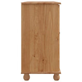 Credenza ASKIM 133,5 x 40 x 79 cm Legno di pino massello