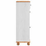 Mobile per scarpe ASKIM Bianco 85 x 35 x 108 cm Pino massello