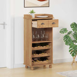 Mobile per vino ASKIM Cera di Miele 57 x 37 x 114 cm