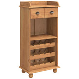Mobile per vino ASKIM Cera di Miele 57 x 37 x 114 cm