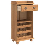 Mobile per vino ASKIM Cera di Miele 57 x 37 x 114 cm