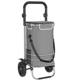 Carrello della spesa Grigio 36,5 x 46,5 x 100,5 cm
