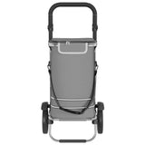 Carrello della spesa Grigio 36,5 x 46,5 x 100,5 cm