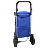 Carrello della spesa Blu 36,5 x 46,5 x 100,5 cm Tessuto Oxford