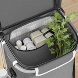 Carrello della spesa Grigio 47 x 39 x 100,5 cm Tessuto Oxford