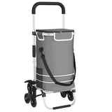 Carrello della spesa Grigio 47 x 39 x 100,5 cm Tessuto Oxford