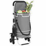 Carrello della spesa Grigio 47 x 39 x 100,5 cm Tessuto Oxford