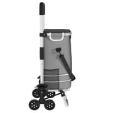 Carrello della spesa Grigio 47 x 39 x 100,5 cm Tessuto Oxford