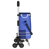 Carrello della spesa Blu 47 x 39 x 100,5 cm Tessuto Oxford