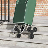 Carrello della spesa Verde 39,5 x 33 x 93 cm Tessuto Oxford