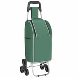 Carrello della spesa Verde 39,5 x 33 x 93 cm Tessuto Oxford
