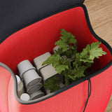 Carrello della spesa Rosso 35 x 28 x 92 cm Tessuto Oxford