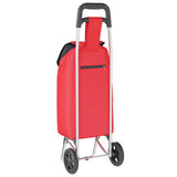 Carrello della spesa Rosso 35 x 28 x 92 cm Tessuto Oxford