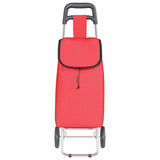 Carrello della spesa Rosso 35 x 28 x 92 cm Tessuto Oxford