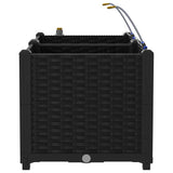 Vasi da giardino Nero 80 x 40 x 37.5 cm Acciaio