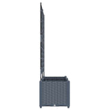 Vaso da Giardino con Trellis 2 pcs Grigio chiaro