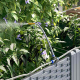 Vasi da giardino Grigio chiaro 80 x 40 x 126 cm Acciaio