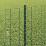 Palo della recinzione 5 pcs Verde 140 cm Acciaio