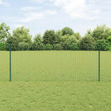 Palo della recinzione 5 pcs Verde 140 cm Acciaio