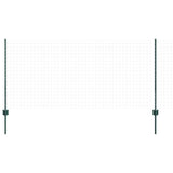 Palo della recinzione 5 pcs Verde 140 cm Acciaio