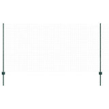 Palo della recinzione 5 pcs Verde 120 cm Acciaio