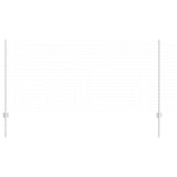 Palo per recinzione interrato 5 pcs Argento 160 cm