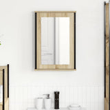 Mobiletto per specchio da bagno Marrone 42 x 12 x 60 cm