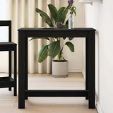 Tavolo da bar Rovere Nero 102 x 50 x 103.5 cm Legno truciolato