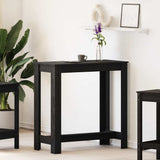Tavolo da bar Rovere Nero 102 x 50 x 103.5 cm Legno truciolato