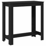 Tavolo da bar Rovere Nero 102 x 50 x 103.5 cm Legno truciolato
