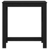 Tavolo da bar Rovere Nero 102 x 50 x 103.5 cm Legno truciolato