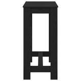 Tavolo da bar Rovere Nero 102 x 50 x 103.5 cm Legno truciolato