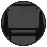 Set Bistro da Giardino 3 pcs Nero polyrattan