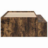 Struttura del letto Rovere fumé 90 x 200 cm Legno truciolato