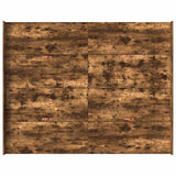 Struttura letto con contenitore Rovere fumé 135 x 190 cm
